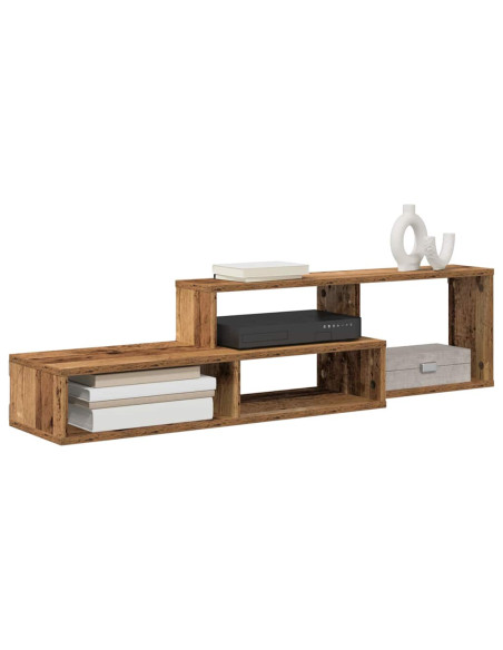 SupportoperTVaparete 120x25x28,5cm Legno multistrato