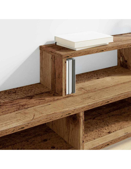 SupportoperTVaparete 120x25x28,5cm Legno multistrato