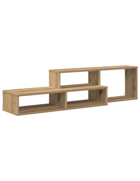 SupportoperTVaparete 120x25x28,5cm Legno multistrato