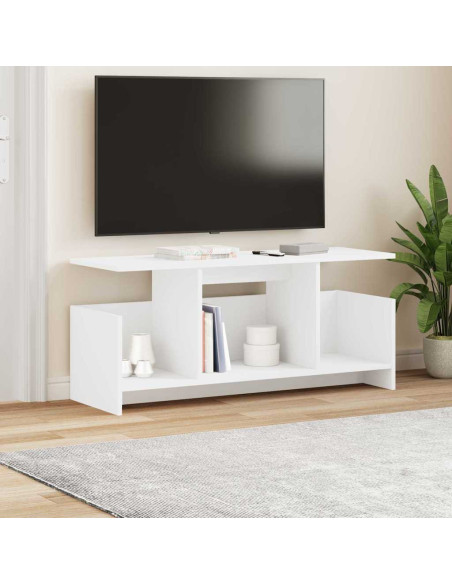 Supporto TV Bianco 102 x 35 x 45 cm Legno multistrato