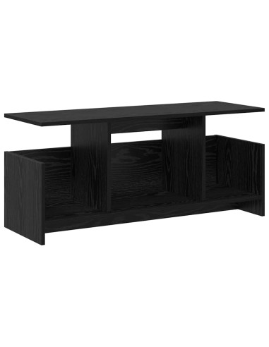 Supporto TV Rovere Nero 102 x 35 x 45 cm Legno multistrato