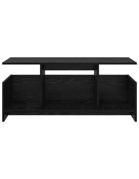 Supporto TV Rovere Nero 102 x 35 x 45 cm Legno multistrato