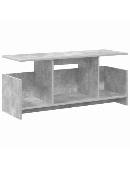 Supporto TV Grigio cemento 102 x 35 x 45 cm Legno multistrato
