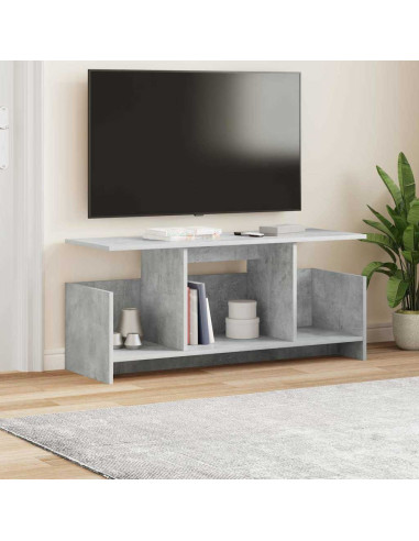 Supporto TV Grigio cemento 102 x 35 x 45 cm Legno multistrato