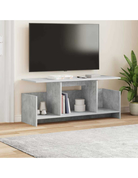 Supporto TV Grigio cemento 102 x 35 x 45 cm Legno multistrato