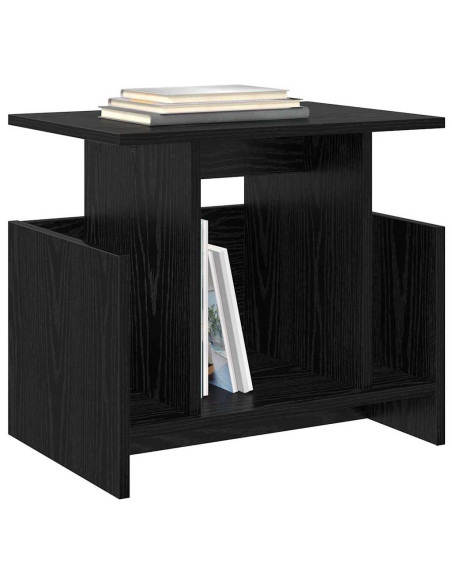 Supporto TV 2 pcs Rovere Nero 50 x 35 x 45 cm Legno multistrato