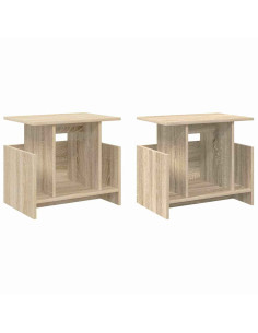 Supporto TV 2 pcs Rovere Sonoma 50 x 35 x 45 cm 2