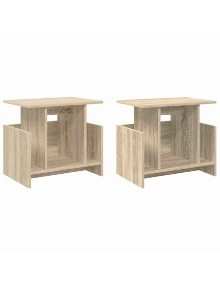 Supporto TV 2 pcs Rovere Sonoma 50 x 35 x 45 cm