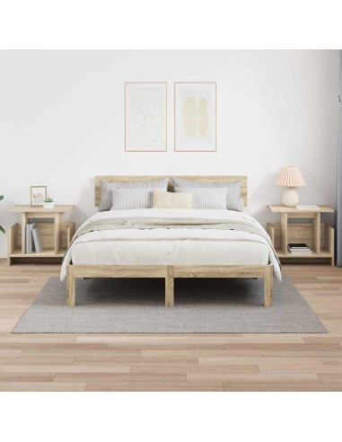 Supporto TV 2 pcs Rovere Sonoma 50 x 35 x 45 cm