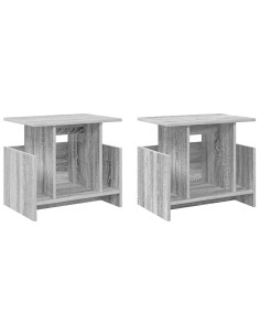 Supporto TV 2 pcs Grigio Sonoma 50 x 35 x 45 cm 2