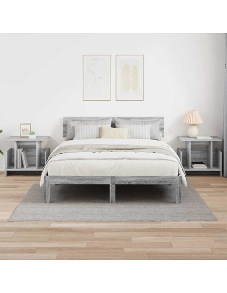 Supporto TV 2 pcs Grigio Sonoma 50 x 35 x 45 cm