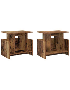 Supporto TV 2 pcs Legno vecchio 50 x 35 x 45 cm 2