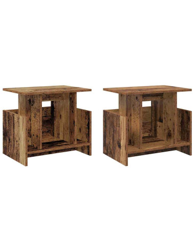 Supporto TV 2 pcs Legno vecchio 50 x 35 x 45 cm