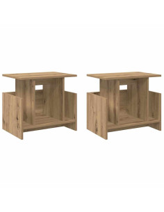 Supporto TV 2 pcs Rovere artigianale 50 x 35 x 45 cm 2