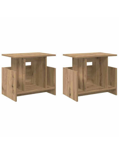 Supporto TV 2 pcs Rovere artigianale 50 x 35 x 45 cm
