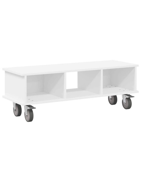 Supporto TV Bianco 100 x 35 x 35 cm Legno multistrato