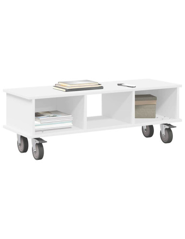 Supporto TV Bianco 100 x 35 x 35 cm Legno multistrato