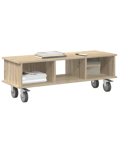 Supporto TV Rovere Sonoma 100 x 35 x 35 cm Legno multistrato