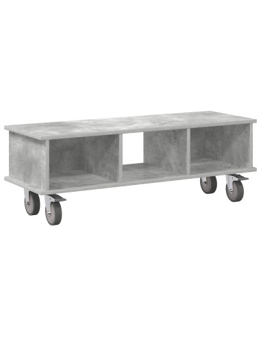 Supporto TV Grigio cemento 100 x 35 x 35 cm Legno multistrato