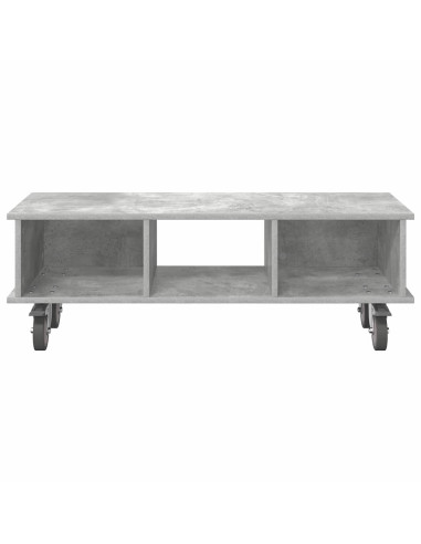 Supporto TV Grigio cemento 100 x 35 x 35 cm Legno multistrato