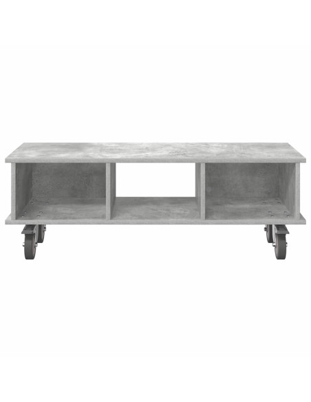 Supporto TV Grigio cemento 100 x 35 x 35 cm Legno multistrato