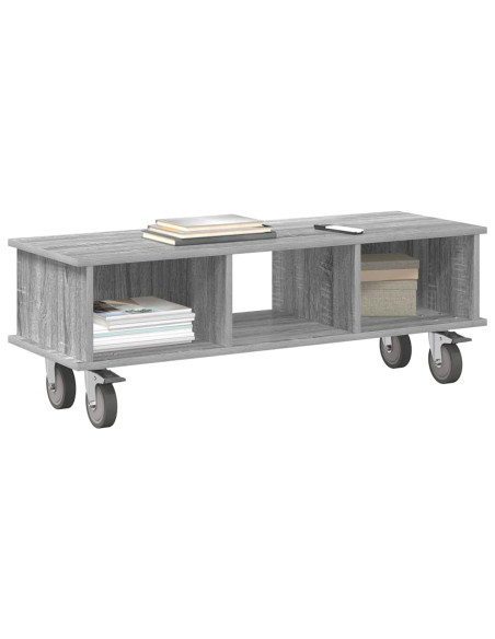 Supporto TV Grigio Sonoma 100 x 35 x 35 cm Legno multistrato