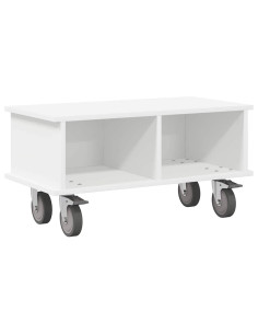 Supporto TV Bianco 68,5 x 35 x 35 cm Legno multistrato 2
