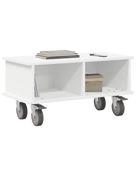 Supporto TV Bianco 68,5 x 35 x 35 cm Legno multistrato
