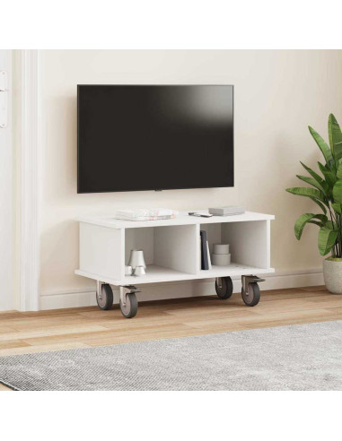 Supporto TV Bianco 68,5 x 35 x 35 cm Legno multistrato