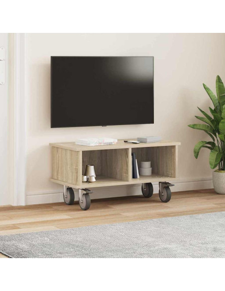 Supporto TV Rovere Sonoma 68,5 x 35 x 35 cm Legno multistrato