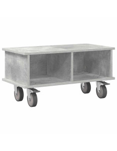 Supporto TV Grigio cemento 68,5 x 35 x 35 cm Legno multistrato 2
