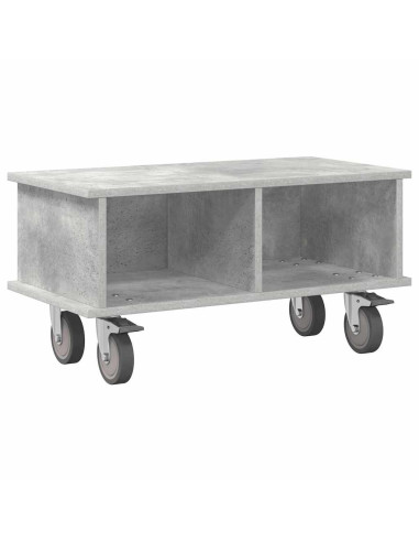 Supporto TV Grigio cemento 68,5 x 35 x 35 cm Legno multistrato