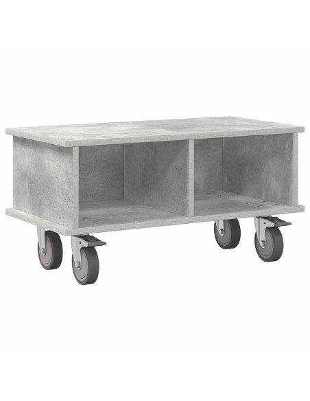 Supporto TV Grigio cemento 68,5 x 35 x 35 cm Legno multistrato