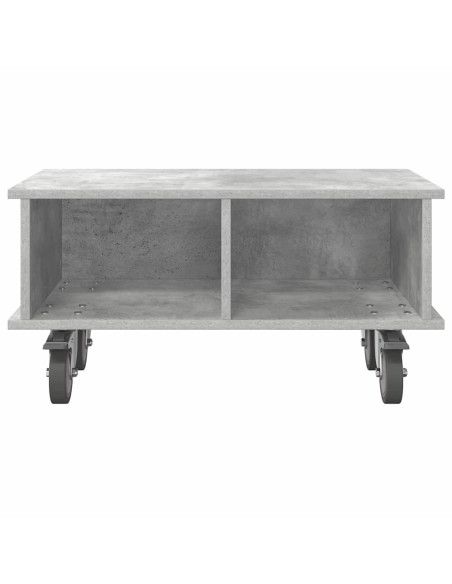 Supporto TV Grigio cemento 68,5 x 35 x 35 cm Legno multistrato