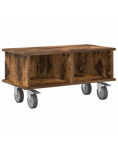 Supporto TV Rovere fumé 68,5 x 35 x 35 cm Legno multistrato