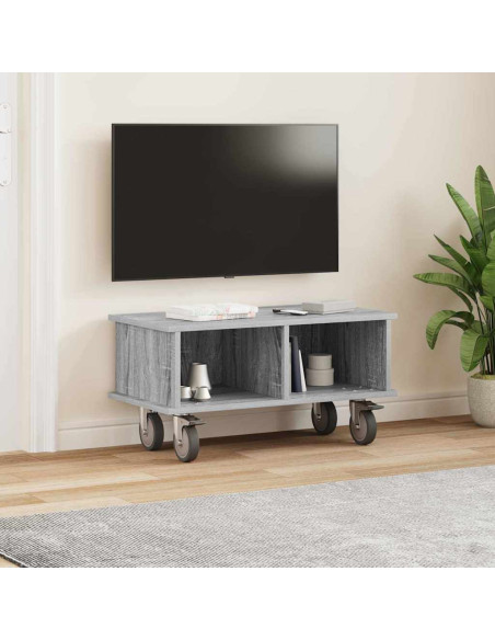 Supporto TV Grigio Sonoma 68,5 x 35 x 35 cm Legno multistrato