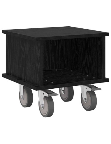 Supporto TV Rovere Nero 37 x 35 x 35 cm Legno multistrato