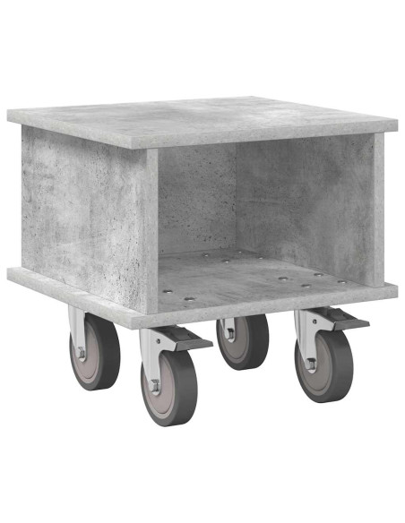 Supporto TV Grigio cemento 37 x 35 x 35 cm Legno multistrato