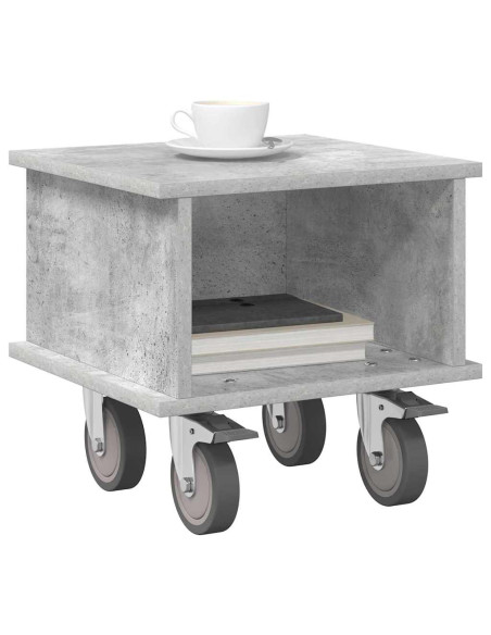 Supporto TV Grigio cemento 37 x 35 x 35 cm Legno multistrato