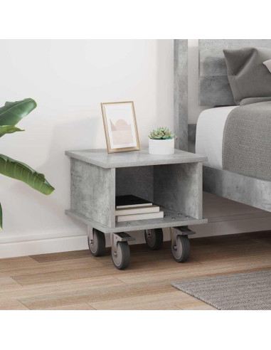 Supporto TV Grigio cemento 37 x 35 x 35 cm Legno multistrato