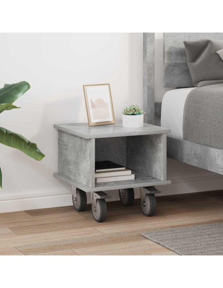 Supporto TV Grigio cemento 37 x 35 x 35 cm Legno multistrato