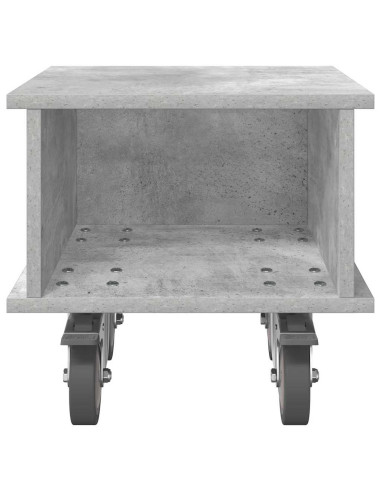 Supporto TV Grigio cemento 37 x 35 x 35 cm Legno multistrato