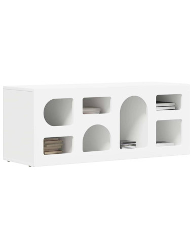 Mobile TV Bianco 100 x 35 x 40 cm Legno multistrato