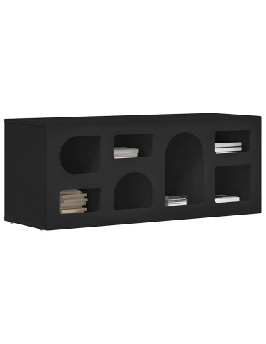 Mobile TV Nero 100 x 35 x 40 cm Legno multistrato
