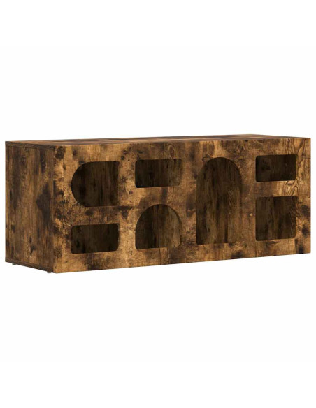 Mobile TV Rovere fumé 100 x 35 x 40 cm Legno multistrato