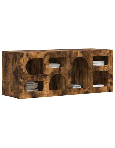 Mobile TV Rovere fumé 100 x 35 x 40 cm Legno multistrato