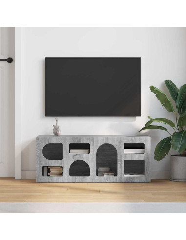 Mobile TV Grigio Sonoma 100 x 35 x 40 cm Legno multistrato