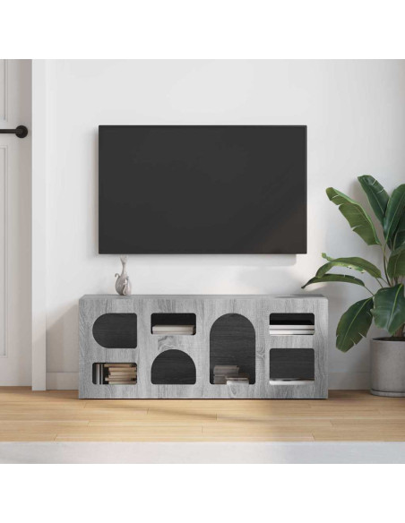 Mobile TV Grigio Sonoma 100 x 35 x 40 cm Legno multistrato