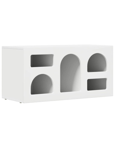 Mobile TV Bianco 80 x 35 x 40 cm Legno multistrato