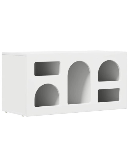 Mobile TV Bianco 80 x 35 x 40 cm Legno multistrato